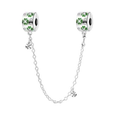 Imagem de Berloque De Prata 925 Com Margarida, Borboleta E Coração Para Pulseira