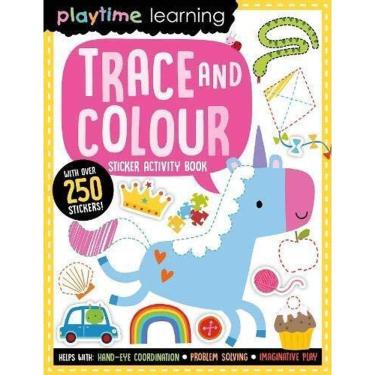 Imagem de Playtime Learning Trace And Colour - Sticker Activity Book With Over 250 Stickers!