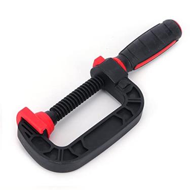 Imagem de KIMISS Liberação Rápida G CLAMP - Handy C Cramp for Woodworking, Suporte de Alça de Mão Ajustável para C Entre Em Projetos, Ferramenta Versátil de Bricolage (Abertura de 2 polegadas 50mm)