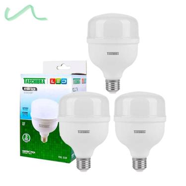 Imagem de Kit 3 Lâmpadas Led Bulbo Tkl 110 20w E2 6500K Branco Taschibra Bivolt