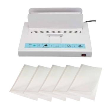 Imagem de Encadernadora Térmica Rd500 E 100 Capa Térmica 350 A4 Branca. - Qualidade Garantida!