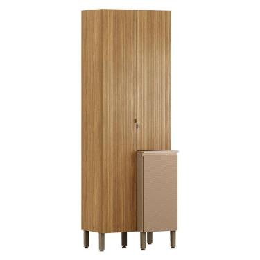 Imagem de Armário Paneleiro Duplo Art 6009 Freijó Vanilla Riscatto - Kits Paraná