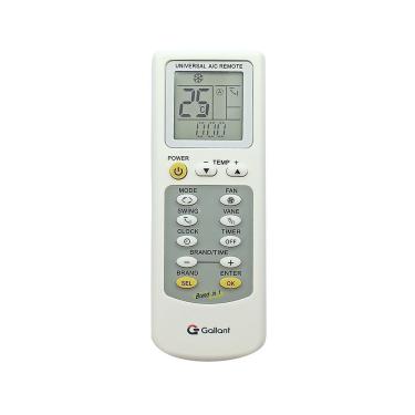 Imagem de Controle Remoto Universal Gallant Branco Multifunções para Ar Condicionado GCR40UPP1-BR