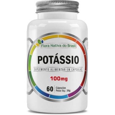 Imagem de Potássio 100mg com 60 cápsulas Flora Nativa do Brasil-Unissex