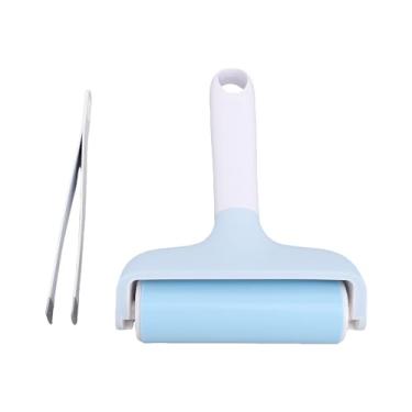 Imagem de Fockety Conjunto de Pinças Brayer Roller, Kit de Rolos de Bris, Com Design Ergonômico, Removedor de Tapete de Rolos de Bris de Papel para Jato de a Jato de Tinta Papel Kraft Papel