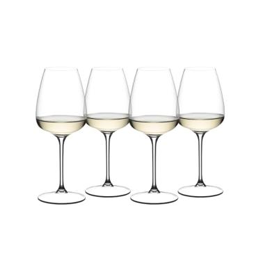 Imagem de Riedel Copo de vinho branco UVA/Rosa/Champanhe - Pacote com 4 - Salvar lava-louças, vidro cristal - 5424/05 EUA