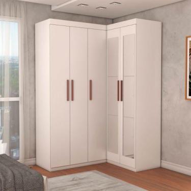 Imagem de Guarda-Roupa Solteiro Modulado Odisseia 5 Portas 12 Prateleiras com Es