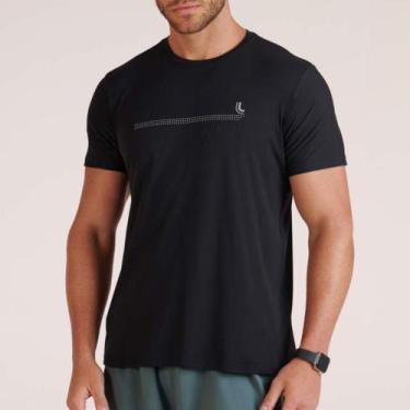 Imagem de Camiseta Lupo Sport T-Shirt Poliamida Básica 77053-004, Preto, XXG