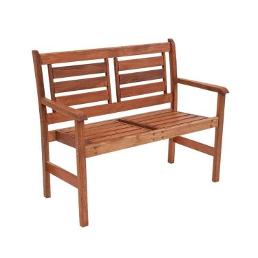 Imagem de Banco com Encosto 2 Lugares 106cm X 89cm Ecograndis Jardim Jatoba
