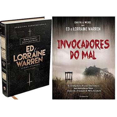 Imagem de Kit 2 Livro Ed Lorraine Warren Vida Eterna + Invocadores Mal