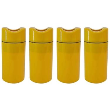 Imagem de Kit 4 Porta Garrafa Térmico 600ml - Camisinha para Cerveja - Isopor para Cerveja | Bar | Restaurante | Lanchonete (Amarelo)