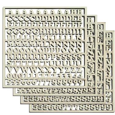 Imagem de 610 letras de madeira 1,3 cm, letras e números do alfabeto de madeira para artesanato, letras de madeira, decoração de letras de madeira inacabadas para pintura, quadro de letras, artesanato faça você