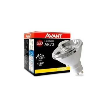 Imagem de Lâmpada Ar70 4,8W Bivolt Gu10 2700K Luz Amarela Avant
