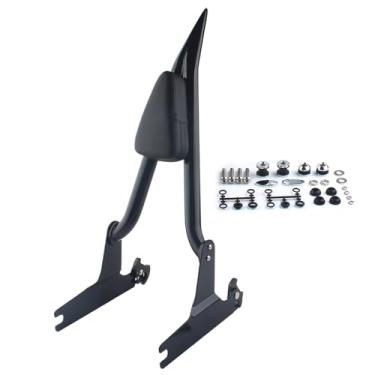 Imagem de FINMOKAL Encosto do passageiro Sissy Bar destacável compatível com Harley Dyna Low Rider Street Bob uper Glide Wide Glide FXDWG FXDB S