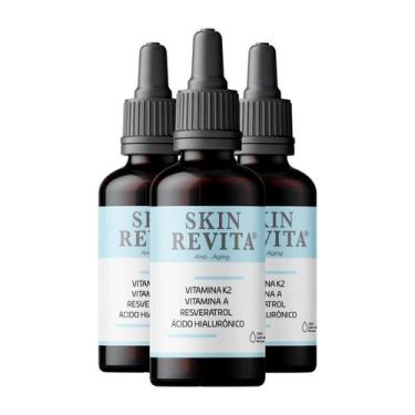 Imagem de KIT 3 Suplemento Skin Revita Vitamina K2 Rejuvenescedor 30ml