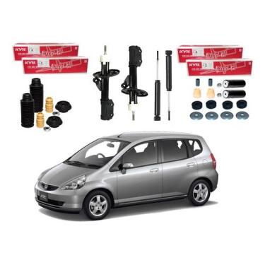 Imagem de Kit Amortecedor Dianteiro Traseiro Fit 1.5 2005 A 2008 - Kayaba