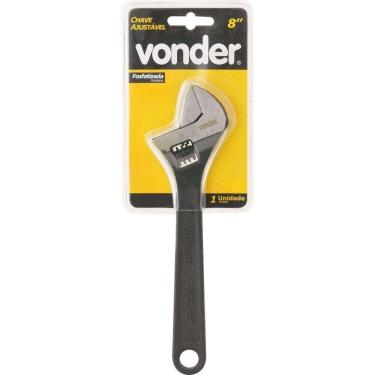Imagem de Chave Inglesa Ajustável 8 Aço Carbono Fosfatizada - Vonder
