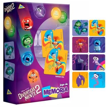 Imagem de Jogo Da Memória Toyster Divertidamente 48 Cartas Disney Pixar - Toyste