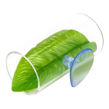 Imagem de Rrlihjgu Tubo acrílico Betta, túnel Betta para aquário | Folhas almofada betta peixe tubo de descanso enriquecimento de tubo acrílico | Decorações lisas do tanque de peixes de do