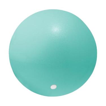 Imagem de Bola de Pilates pequena de 22 cm, mini bola de ioga, bolas de treino para estabilidade, barra, fitness, flexão, treinamento básico, melhora o equilíbrio (ciano)