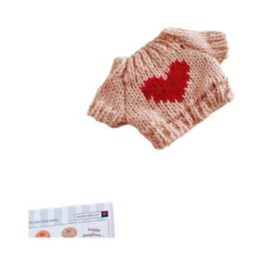 Imagem de Roupas De Boneca Mini Plush De 10cm Acessórios Suéter E Chapéu Para Bo