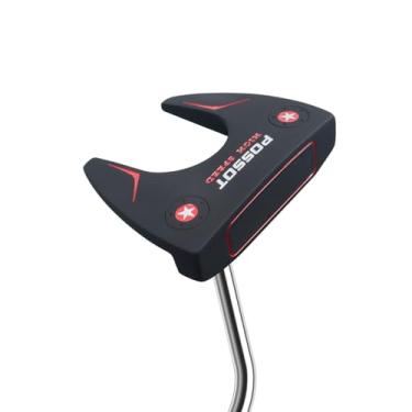 Imagem de POSSOT Putter de golfe para homens e mulheres, taco de golfe destro com auxílio de alinhamento, lâmina/martelo/pesado/ponteiro central com cobertura de cabeça e face fresada CNC