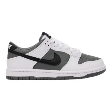 Imagem de Nike Dunk Low Grade-School (HJ9202-100, branco/preto), Branco/preto, 18