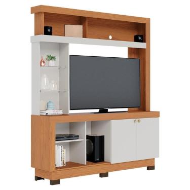 Imagem de Estante Home Tv 50 Pol 2 Portas 161 Cm Valenca Freijo Off White Colibri