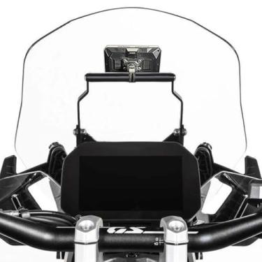 Imagem de OXLLONE R1300GS Suporte de telefone de navegação GPS para motocicleta para R1300GS 2023-2025 R1300GS Adventure/Trophy/TE 2023-2025 PRETO
