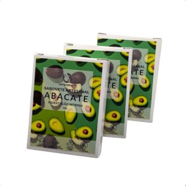 Imagem de Kit 3 Sabonete Glicerinado Artesanal de Acabate em Barra 100g