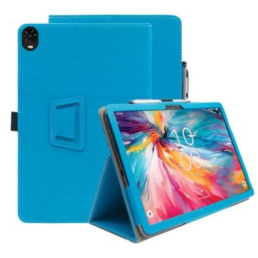 Imagem de Hoibon Capa para TCL TAB 10 NXTPAPER 5G para TCL TAB 10 NXTPAPER 5G 10,4 polegadas modelo 9199S capa fólio flip magnética inteligente de couro PU à prova de choque com alça de mão livre e suporte