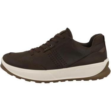 Imagem de ECCO Byway Sapato Oxford masculino de renda impermeável, Nobuck de café, 13-13.5