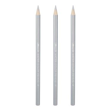 Imagem de PATIKIL Lápis de aquarela, conjunto de lápis de cor prata, esboço, colorir, lápis de cor, materiais de desenho de artistas a granel para misturar livros de colorir para adultos, 3 peças