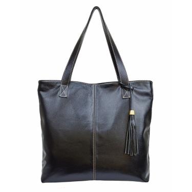 Imagem de Bolsa Feminina Grande Ombro Shopbag Shopping bag em Couro