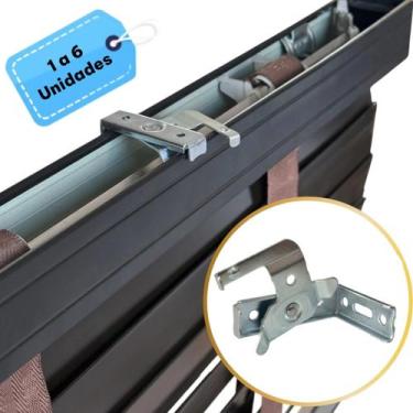 Imagem de Kit Suporte Presilha Fixador Garra Instalação Persiana Horizontal 50 m