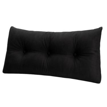 Imagem de Almofada Cabeceira Passion Cama Casal 195cm Suede - Élpis Móveis - Élp