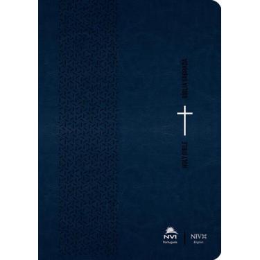 Imagem de Bíblia Bilíngue NVI - Português/Inglês - Vida, Azul