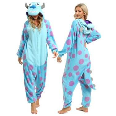 Imagem de Pijama unissex para animais adultos Onesie LABULA Slim Fit, roxo