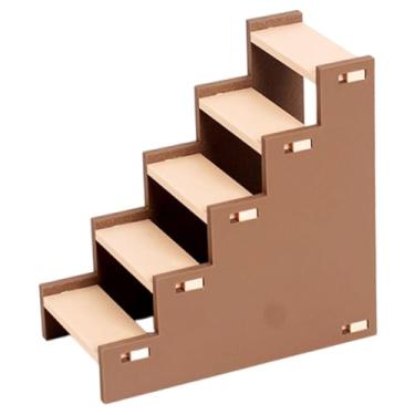 Imagem de Ｂｅｓｇａ Escada de escalada para hamsters faça você mesmo, brinquedo multifuncional, instalação rápida, resistente para gaiola de porquinhos-da-índia, 8cm X 15cm X 15cm