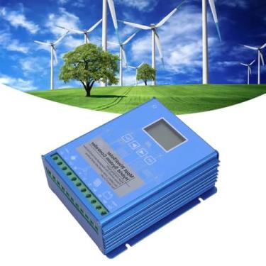 Imagem de 24v,HYZHANHONG Controlador de Carga Híbrido Eólico e Solar, Regulador de Carga MPPT Boost 12V/24V/48V, com Ecrã LCD e Proteção de Carga, 12V-6000W