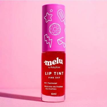 Imagem de Lip Tint Melu Ruby Rose  Alta Fixação, Cores Vibrantes e Efeito Natura
