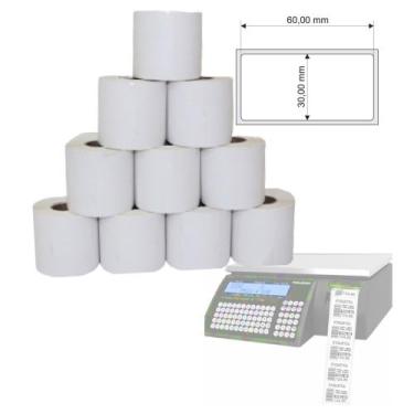 Imagem de Etiqueta Térmica 60x30/Balança com 50 Bobinas - hebron