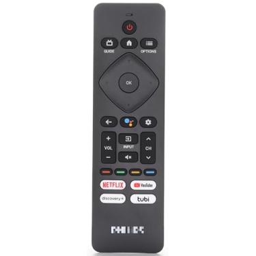 Imagem de Dan's Originals OEM RF439A para controle remoto Philips Google Android TV com voz RF + IR | Netflix | YouTube | Discovery+ | Tubi - URMT26CND002