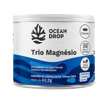 Imagem de Trio Magnésio (60 Caps) Ocean Drop