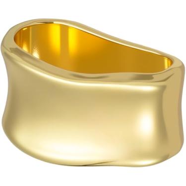 Imagem de YALOJE Anéis de cachecol de seda de metal, 1 peça de cachecóis modernos broches para mulheres, cachecol minimalista com fivela deslizante, clipe de gravata de camiseta para decoração de xaile de