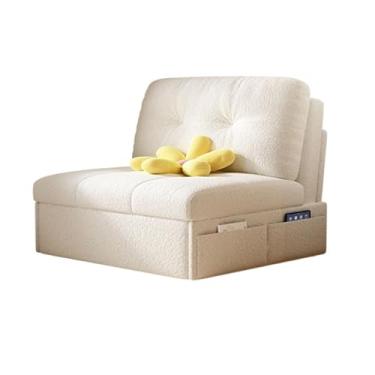 Imagem de Sofá-cama dobrável Sofá-cama dobrável, cama reclinável moderna para hóspedes, cadeira de varanda expansível para berçário, sala estar e escritório(66cm)