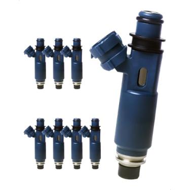 Imagem de Amblee Injetor de combustível de 8 unidades compatível com Lexus GX470 03-05, LX470 98-05 e Toyota 4Runner 03-04, Land Cruiser 98-05, Sequoia 01-04 e Tundra 00-04 - V8 4.7L Replacement # 23209-0F01000