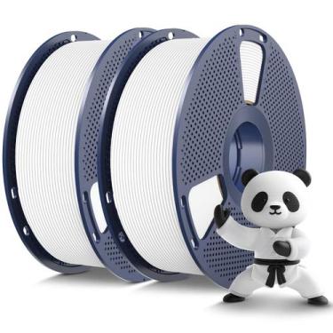 Imagem de Filamento de impressora 3D SUNLU PLA Matte 1,75 mm 1 kg (2 pacotes)