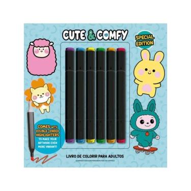 Imagem de Cute & Comfy Coloring Book For Adults - Special Edition - Livro De Colorir Adulto