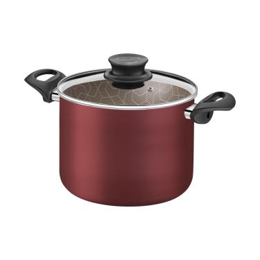 Imagem de Caldeirão Paris em Alumínio com Tampa de Vidro 24 cm 7,1 L Tramontina